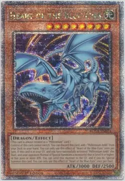 Yugioh! LP Heart of the Blue-Eyes - ROTA-EN004 - Quarter Century Secret Rare - 1 - Image 1