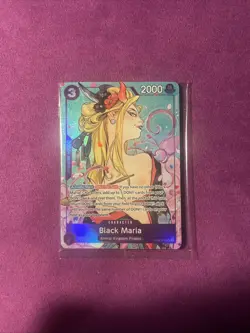 *sealed*One Piece Black Maria (Illustration Box Vol.2) OP08-074 Promo Card Foil - Image 1