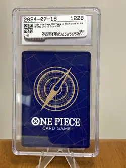 Bandai One Piece Stussy OP07-085 Alt Art Parallel SR Holo JP 2024 CGC 10 - Image 2