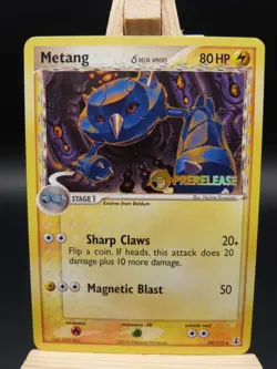 Pokemon Pre-Release Card : Metang 49/113 (Ex Delta Species) - Image 5