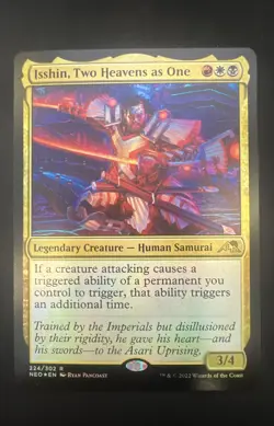 Isshin, Two Heavens as One Kamigawa: Neon Dynasty Foil - Image 1