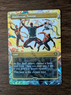 Multiverse Passage #206 Non-Foil - Borderless - SPM Spider-Man MTG English - NM - Image 1