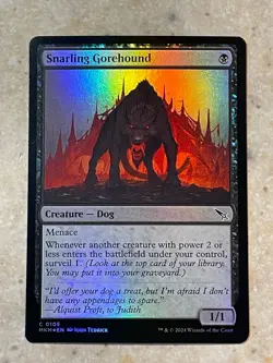 MTG NM Snarling Gorehound Foil [Murders at Karlov Manor] - Image 1