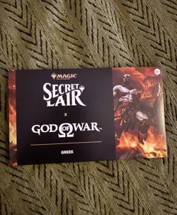 MTG Secret Lair x God of War - Greek Non Foil SEALED - Image 1