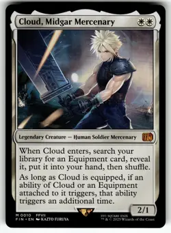Cloud, Midgar Mercenary M FINAL FANTASY 10 NM MTG - Image 1