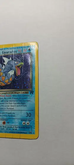 Pokemon TCG Dark Gyarados 8/82 Team Rocket Holo Unlimited DMG - Image 3
