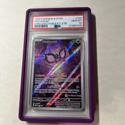 2024 POKEMON SVP EN-SV PROMO #129 PECHARUNT SHROUDED FABLE PC ETB PSA 10 - Image 1