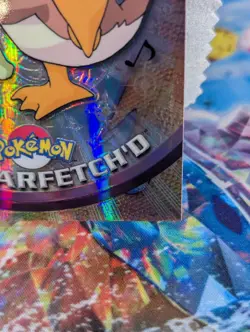 2000 Topps Chrome Pokemon T.V. #83 Farfetch'D Pokemon T.V. Spectra NM 🔥 - Image 4