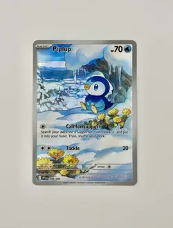 POKEMON TCG PIPLUP FULL ART HOLO PHANTASMAL FLAMES BASIC EN 098/094 - Image 1