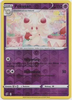 Pokemon Pokusan Reverse Holo Rare Clash der Rebellen 087/192 NM Deutsch - Image 1