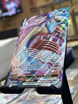 Lapras VMAX 050/202 Holo VMAX Rare Sword & Shield Pokemon NM - Image 3