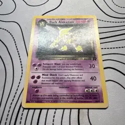 Pokemon Dark Alakazam TCG Team Rocket 18/82 LP/MP - Image 2