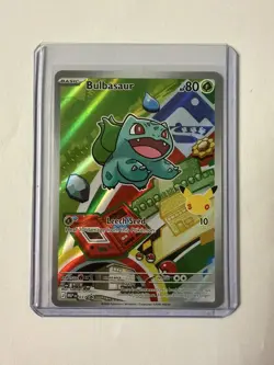 Bulbasaur 037 Black Star Promo Pokemon Card 30th Anniversary Holo NM/M - Image 1