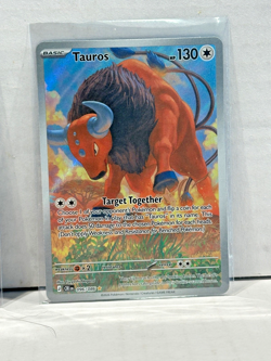 Pokemon TCG Chaos Rising Tauros Illustration Rare 096/086 Full Art - Image 1