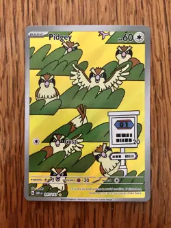 Pidgey 207/197 SV03: Obsidian Flames Holo Pokemon - Image 3