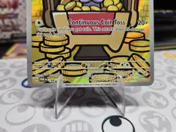 Pokemon TCG - SV - Paradox Rift - Gimmighoul 198/182 - IR - NM - Image 2