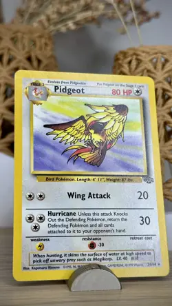Pokemon TCG: Pidgeot Jungle 24/64 Non-Holo Unlimited Rare NM 🐦 - Image 1