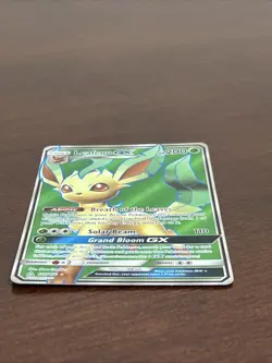 Pokemon TCG Leafeon GX 139/156 SM-Ultra Prism Full Art GX Holo Ultra Rare - Image 5