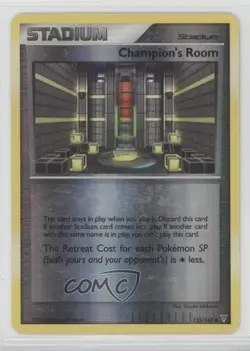 Champion's Room Reverse Foil Pokemon Platinum Supreme Victors #135 2009 - Image 1