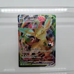 Leafeon VMAX 008/203 Prize Pack Series Stamped Play! Pokemon TCG Evolving Skies - Image 1