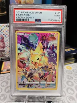 Pokemon TCG - SWSH - Crown Zenith - Pikachu 160/159 - PSA 9 - Image 1