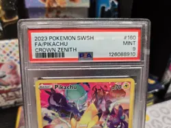 Pokemon TCG - SWSH - Crown Zenith - Pikachu 160/159 - PSA 9 - Image 4