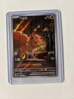 Pokemon TCG Vulpix Illustration Rare Mega Evolutions #138/132 - Image 1