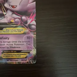 The Pokemon Company M Mewtwo EX 64/162 Breakthrough Ultra Rare Holo ENG 2015 - Image 2