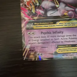 The Pokemon Company M Mewtwo EX 64/162 Breakthrough Ultra Rare Holo ENG 2015 - Image 3