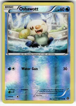 Oshawott 30/114 XY - Steam Siege LP Pokemon Card TCG - Image 1