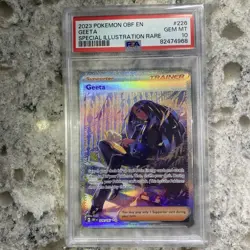 Geeta 226/197 Pokemon PSA 10 Gem Mint Special Illustration Rare Obsidian Flames - Image 1