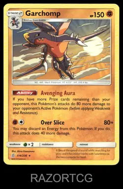 GARCHOMP 114/236 HOLO R UNIFIED MINDS POKEMON LP - Image 2
