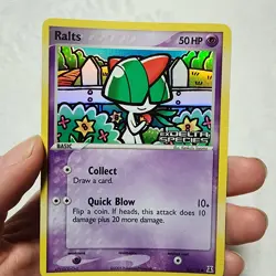 Ralts 81/113 EX Delta Species Reverse Holo Stamped Pokemon Card TCG - NM - Image 1