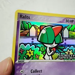 Ralts 81/113 EX Delta Species Reverse Holo Stamped Pokemon Card TCG - NM - Image 2