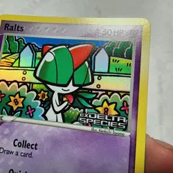 Ralts 81/113 EX Delta Species Reverse Holo Stamped Pokemon Card TCG - NM - Image 4