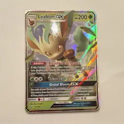 Leafeon GX 13/156 SM-Ultra Prism Ultra Rare Holo English Pokemon Card - Image 1