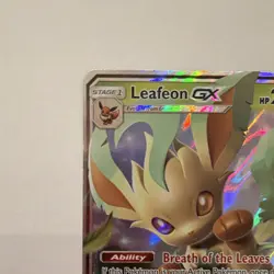 Leafeon GX 13/156 SM-Ultra Prism Ultra Rare Holo English Pokemon Card - Image 3