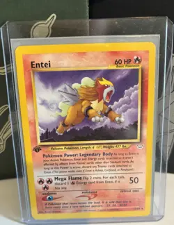 The Pokemon Company Entei 17/64 Neo Revelation 1st Edition Regular Rare 60HP EN - Image 1