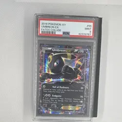 Pokemon Umbreon EX 55/124 Holo Fates Collide 2016 PSA 9 English Card - Image 2