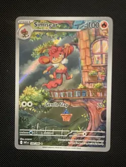 Pokemon TCG Simisear White Flare Illustration Rare 100/086 MINT - Image 1