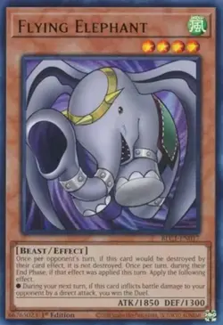 Flying Elephant - BLC1-EN017 - Ultra Rare - 1st Edition - Lightly Played - Image 1