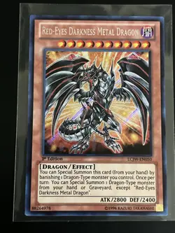 Yu-Gi-Oh TCG Red-Eyes Darkness Metal Dragon LCJW-EN050 fast ship - Image 1
