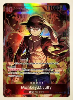 Monkey D. Luffy ST10-006 One Piece Alt Art - Treasure Booster Set Promo Card - Image 1
