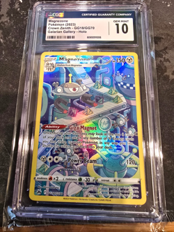 CGC 10 Magnezone GG18/GG70 Crown Zenith Galarian Gallery Holo GEM MINT POKEMON - Image 1