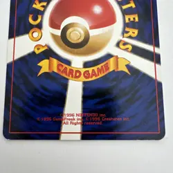 No Rarity 1996 Pokemon Japanese Misty's Wrath Trainer Gym Heroes w. Sleeve - Image 5