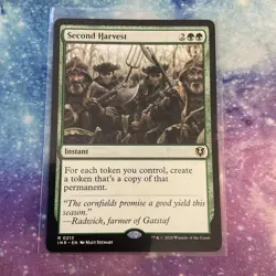 Second Harvest (REGULAR) x1 - MTG Innistrad Remastered INR #213 - Image 1