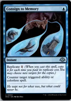 Consign to Memory 54 Uncommon Modern Horizons 3 Magic: The Gathering Near Mint - Image 1
