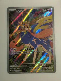Zacian 100/094 Illustration Rare Phantasmal Flames Pokemon Holo Lightly Played - Image 1
