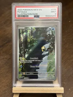 2023 POKEMON MEW EN-151 ILLUSTRATION RARE #175 PSYDUCK PSA 9 - Image 1