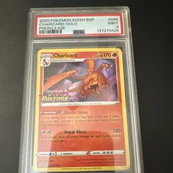 The Pokemon Company 2020 SWSH Promo Charizard SWSH066 Holo Prerelease PSA 9 - Image 1